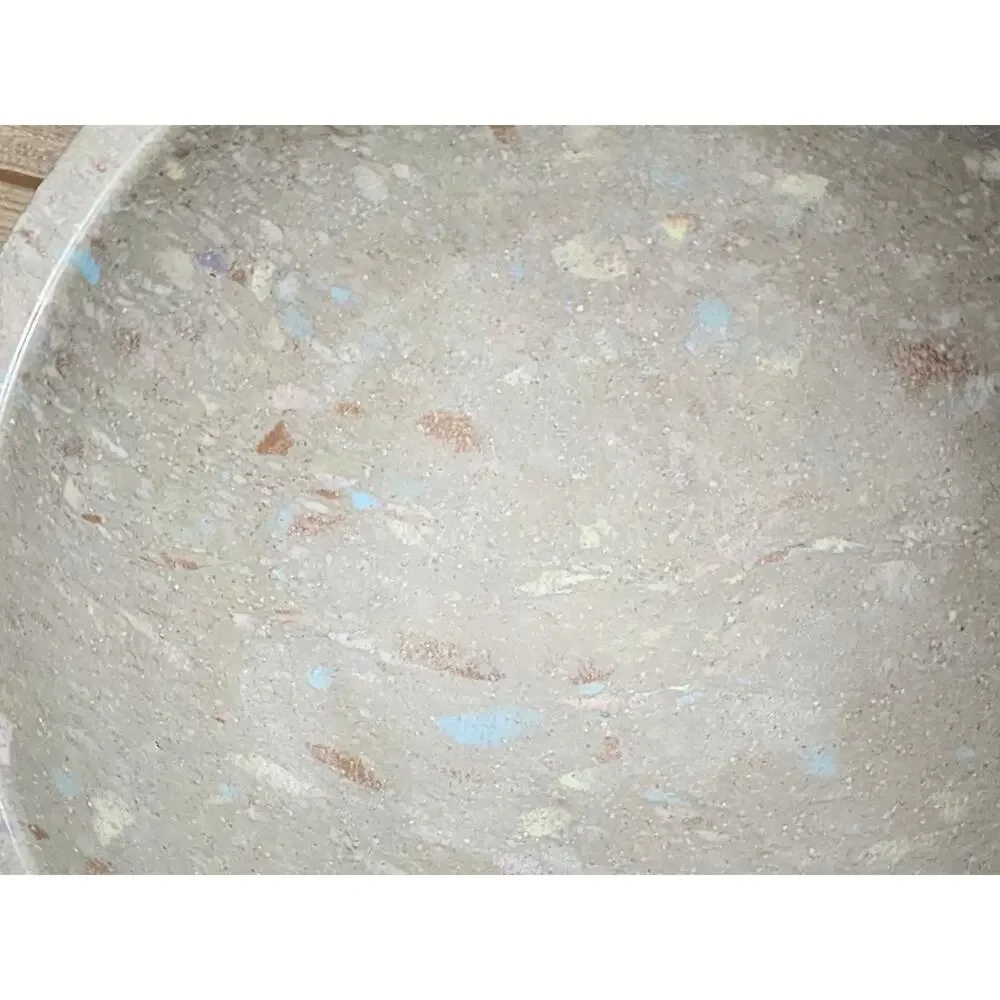 Vintage Texas Ware Beige Confetti Spatter Melamine Melmac Mixing Bowl MCM 8 Inch